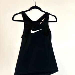 Nike Black Sleeveless Athletic Tank Top